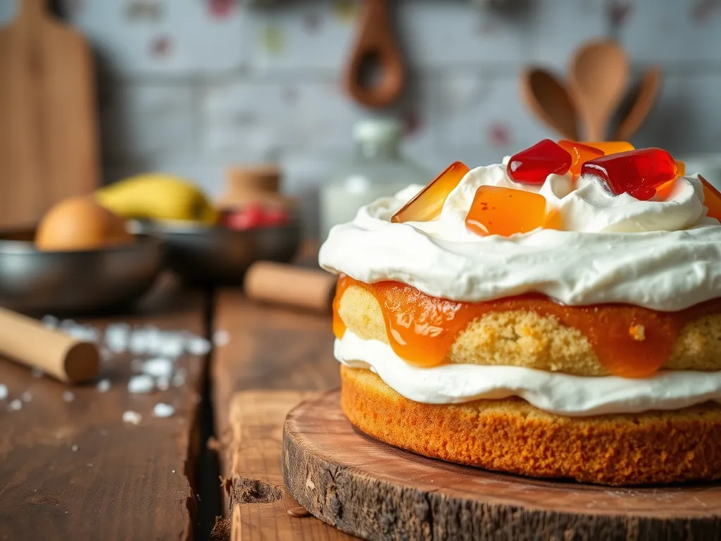 Czy można zamrozić ciasto z bitą śmietaną i galaretką?