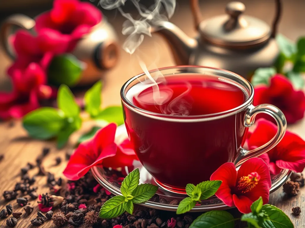 Herbata hibiskus – na co pomaga?