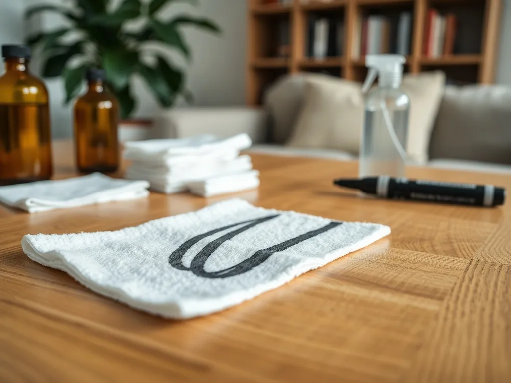 Czym zmyć markera z mebli?