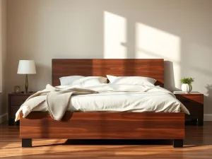 Ciemne meble w sypialni – jaki kolor ścian?