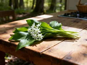 Wiklinowy kosz pełen świeżych płatków róż i chabrów przygotowany do sypania na procesję przed kościołem.