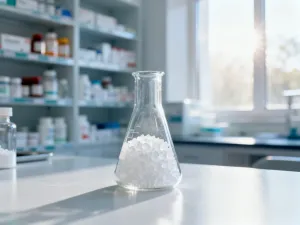Słoik miodu manuka na drewnianym stole w otoczeniu pasieki, podkreślający naturalne pochodzenie i wysoką jakość produktu.